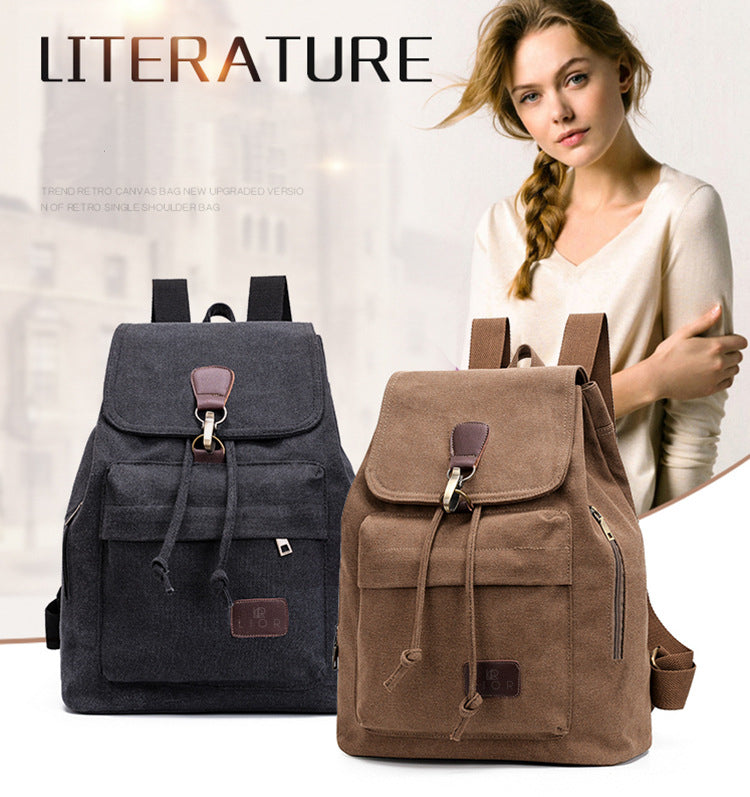 Lior Woman Canvas Backpacks
