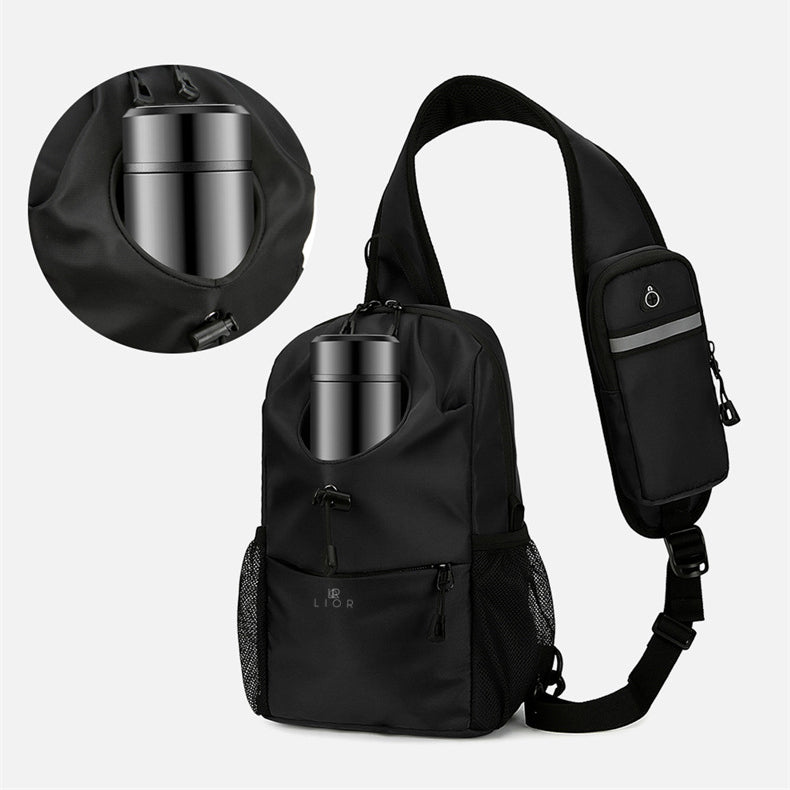 Lior Crossbody Sling Bag With Front Bottle Pocket