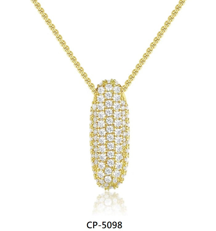 AAA Cubic Zirconia Initial Necklace