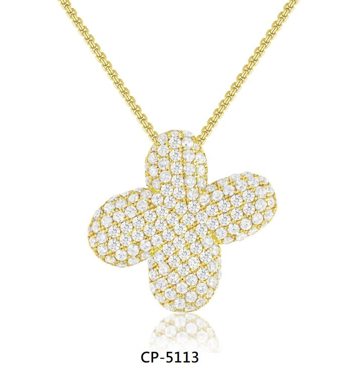 AAA Cubic Zirconia Initial Necklace