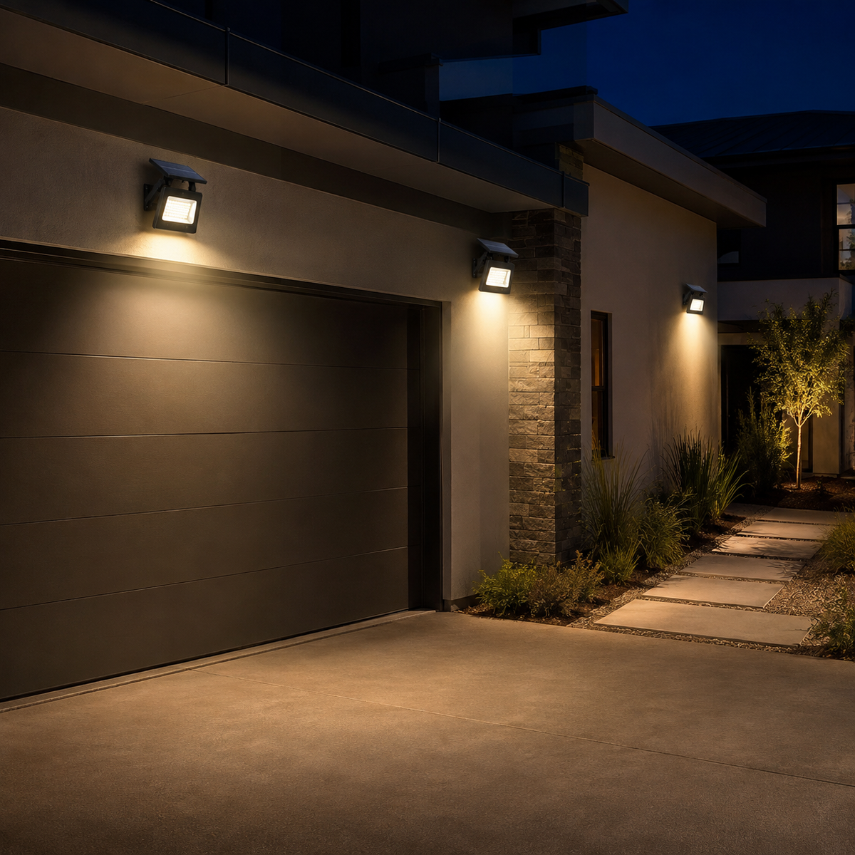 3 Pack 6500K 10W SUPER-BRIGHT WATERPROOF SOLAR LED SPOT LIGHT