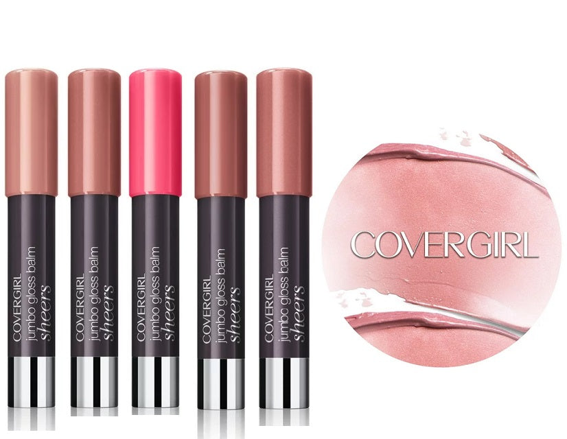 5 Pack Assorted COVERGIRL Colorlicious Jumbo Gloss Balm Sheers