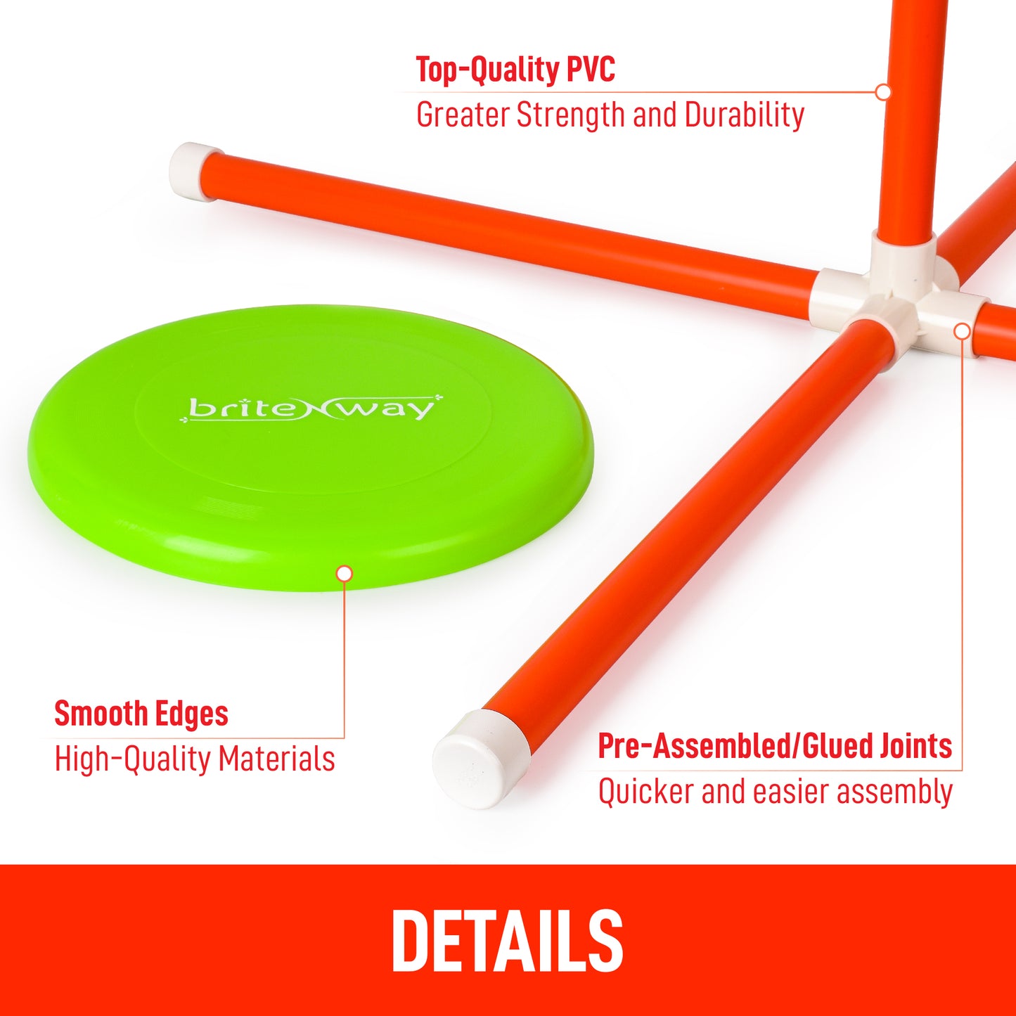 Back Yard Games for Adults and Kids, Fun and Interactive Toss Frisbee Game