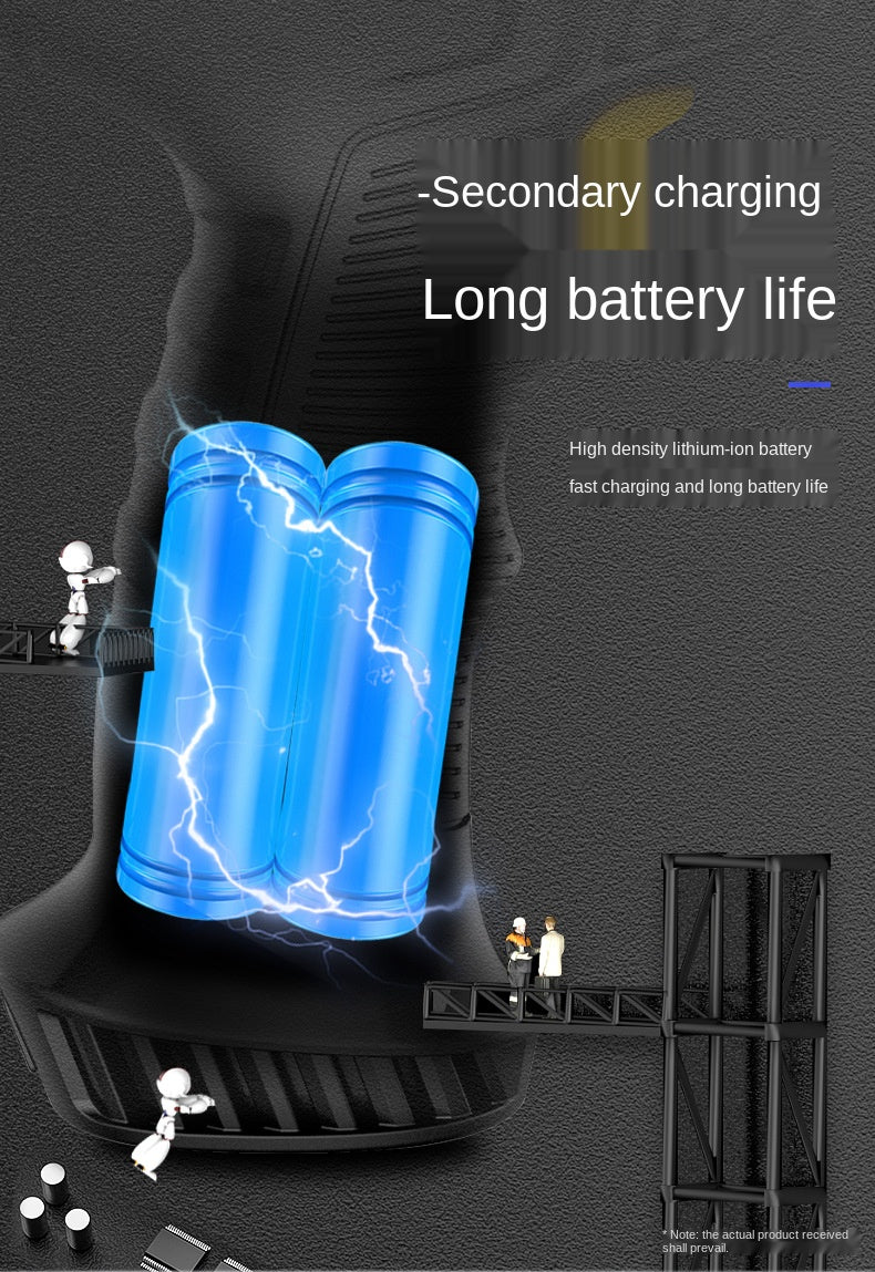 120W Handheld Air Compressor Wireless Wired Portable Air Pump Tire Inflator