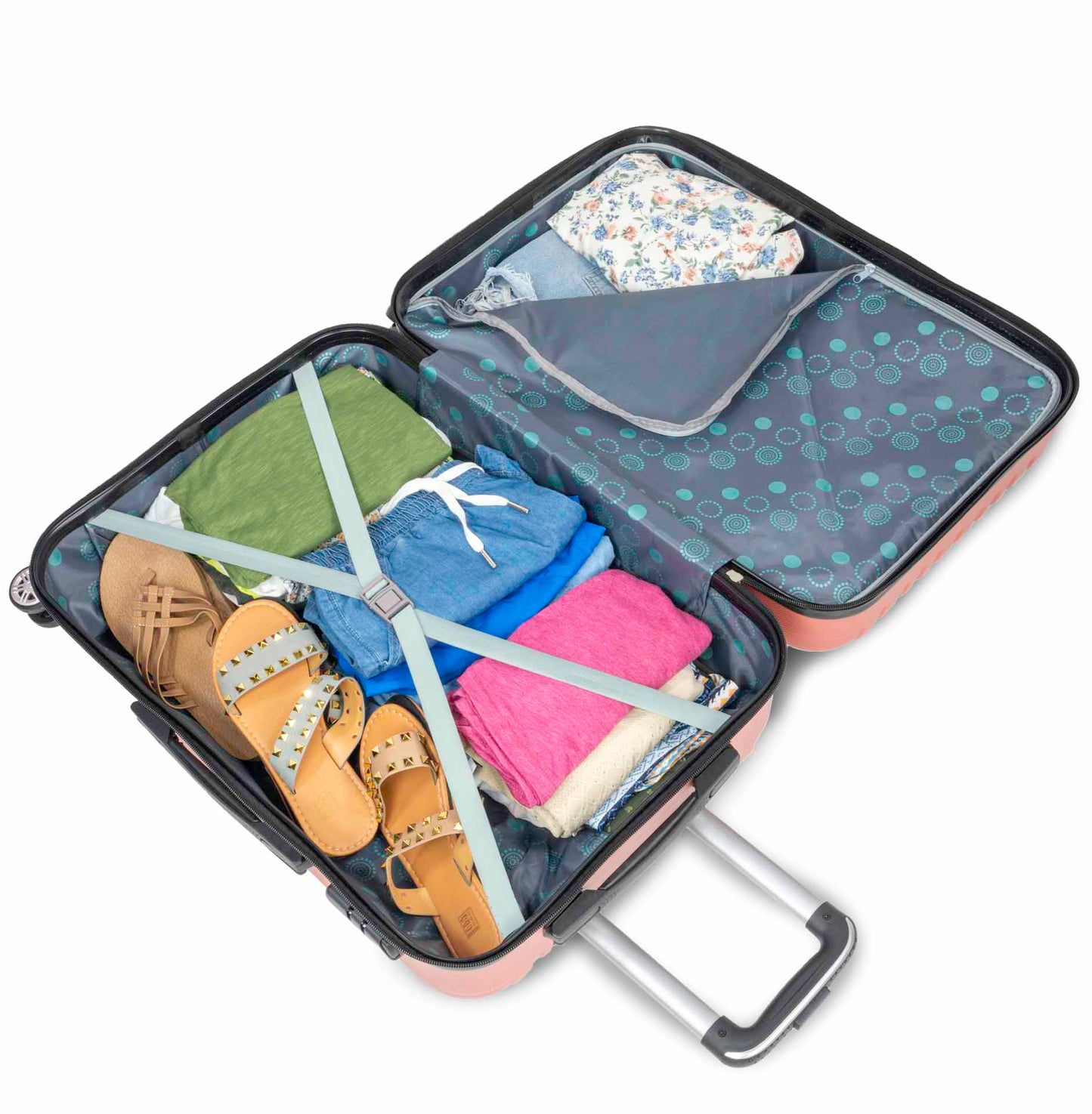 LIOR 3 Piece Set Luggage Sets Suitcase Hardshell Lightweight Spinner Wheels
