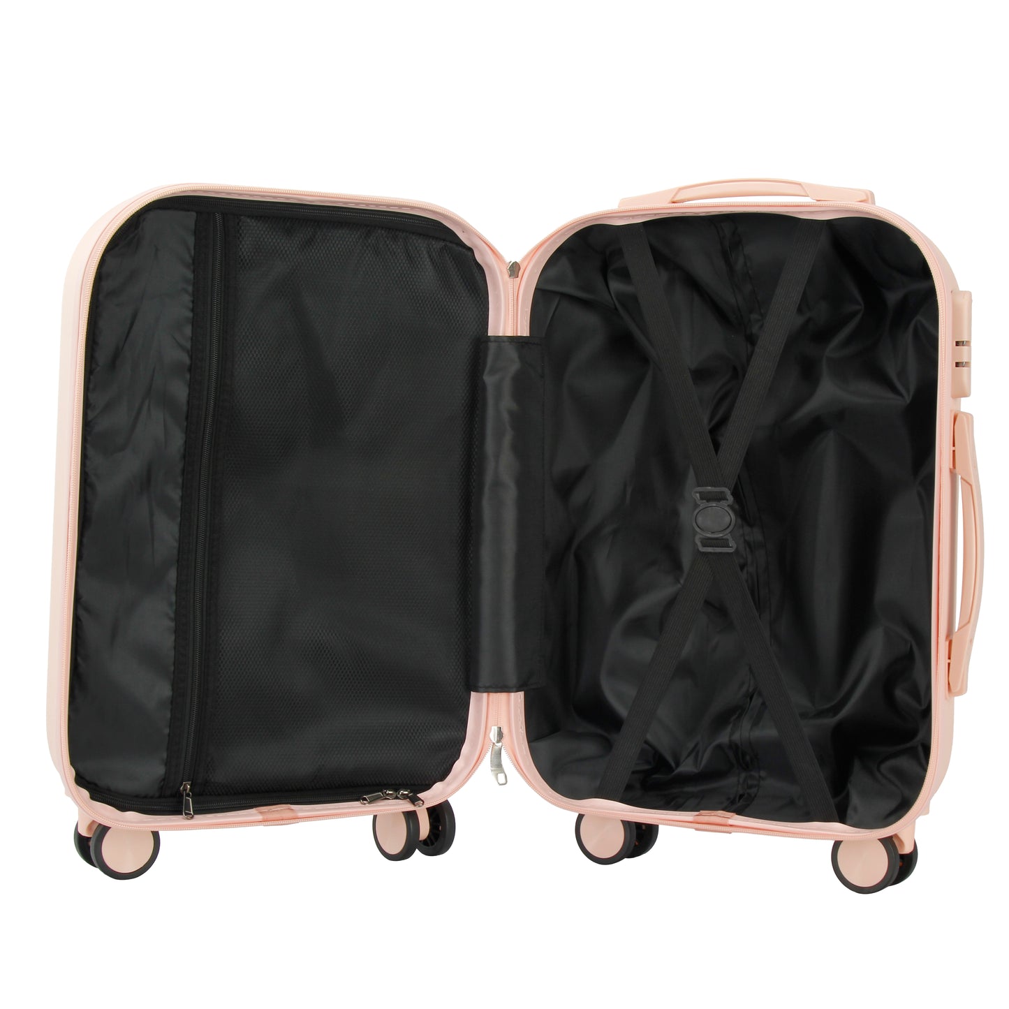 3-Piece Lior Luggage Set with TSA Locks, Expandable, and Friction-Resistant - Includes 20", 24" & 28" Spinner Suitcases