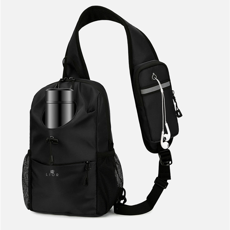 Lior Crossbody Sling Bag With Front Bottle Pocket