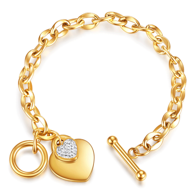 Women's Toggle Charm Bracelet