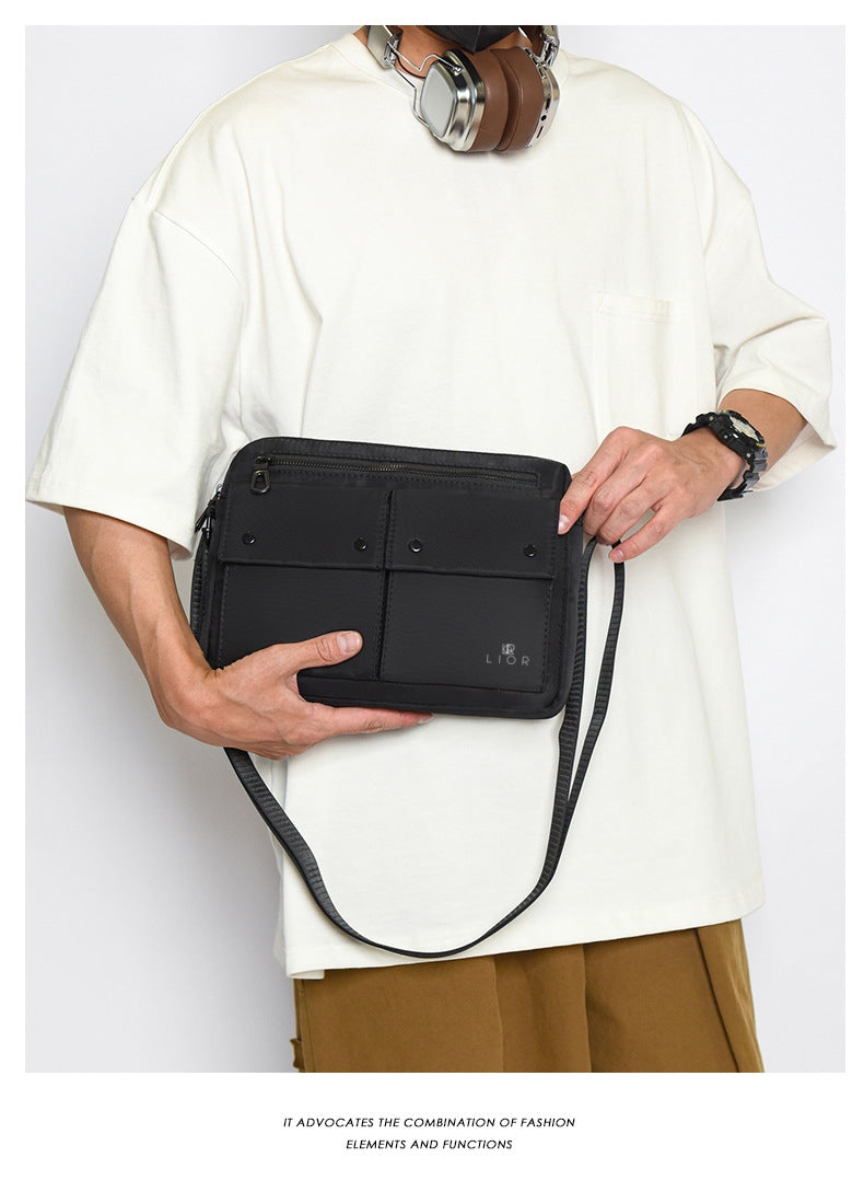 LIOR Crossbody Bag for Men Casual Cross Body Purse Messenger Bag Lightweight Casual Shoulder Bag For College Work Travel Workout