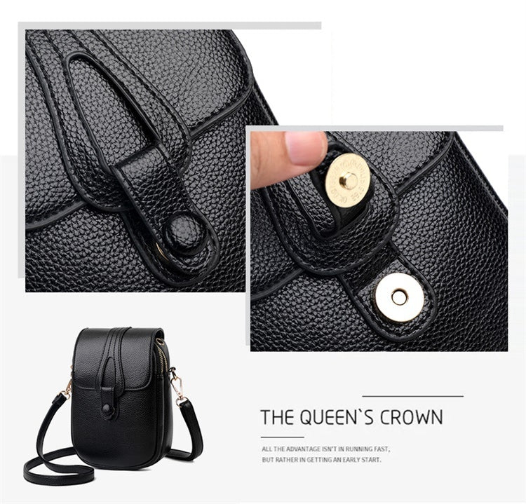 Lior's Timeless Retro Leather Shoulder Bag