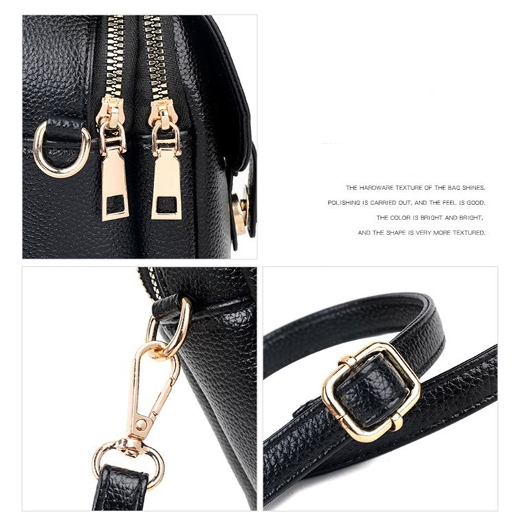 Lior's Timeless Retro Leather Shoulder Bag