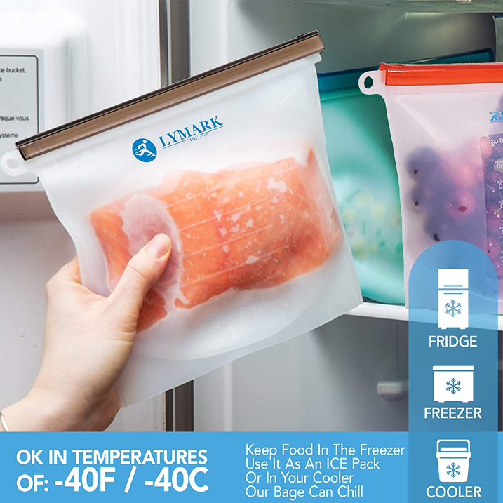 13 Piece Lymark Reusable Storage Bags Bundle