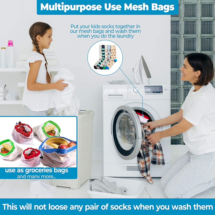 13 Piece Lymark Reusable Storage Bags Bundle
