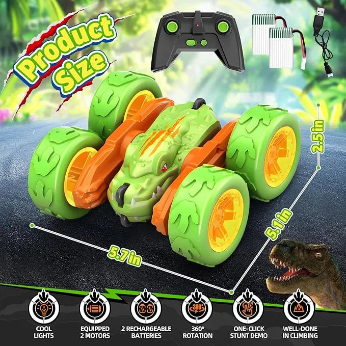 2 Pack Dinosaur Remote Control Car