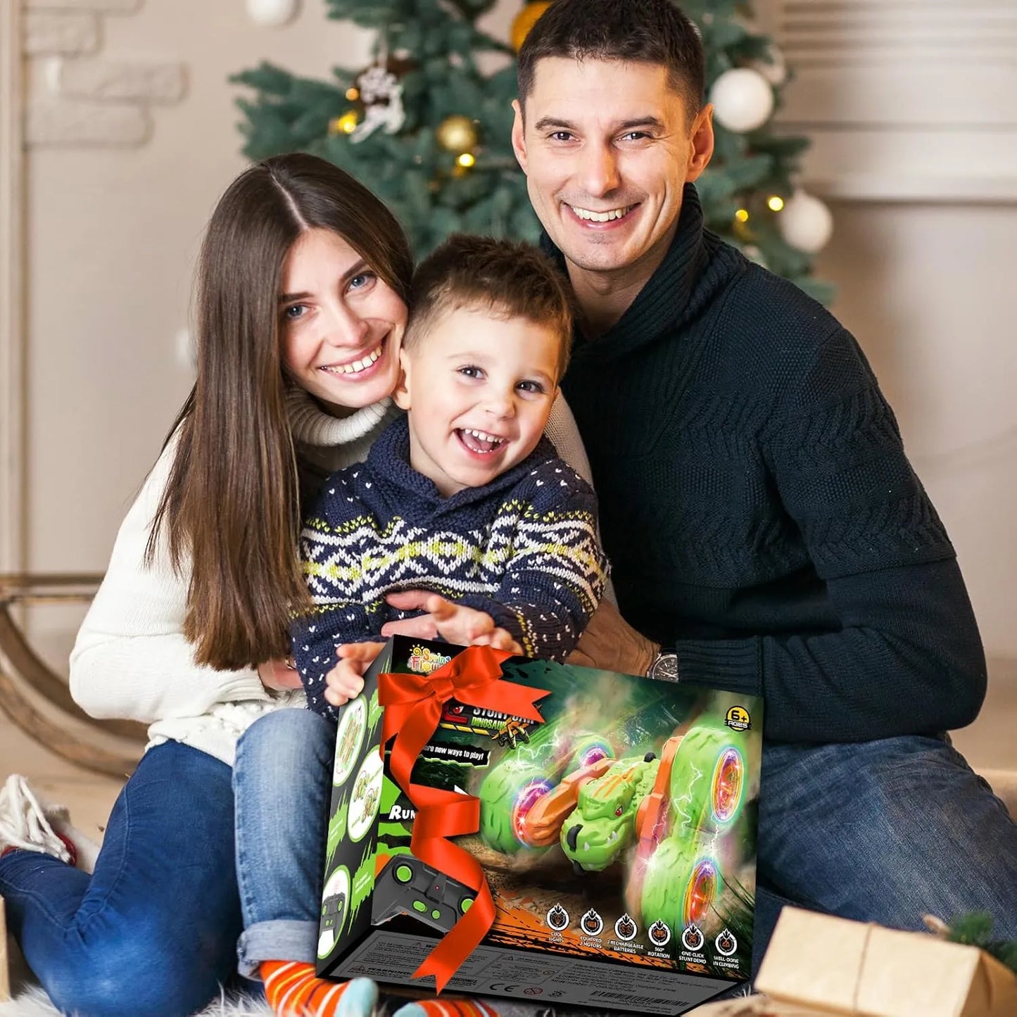 2 Pack Dinosaur Remote Control Car