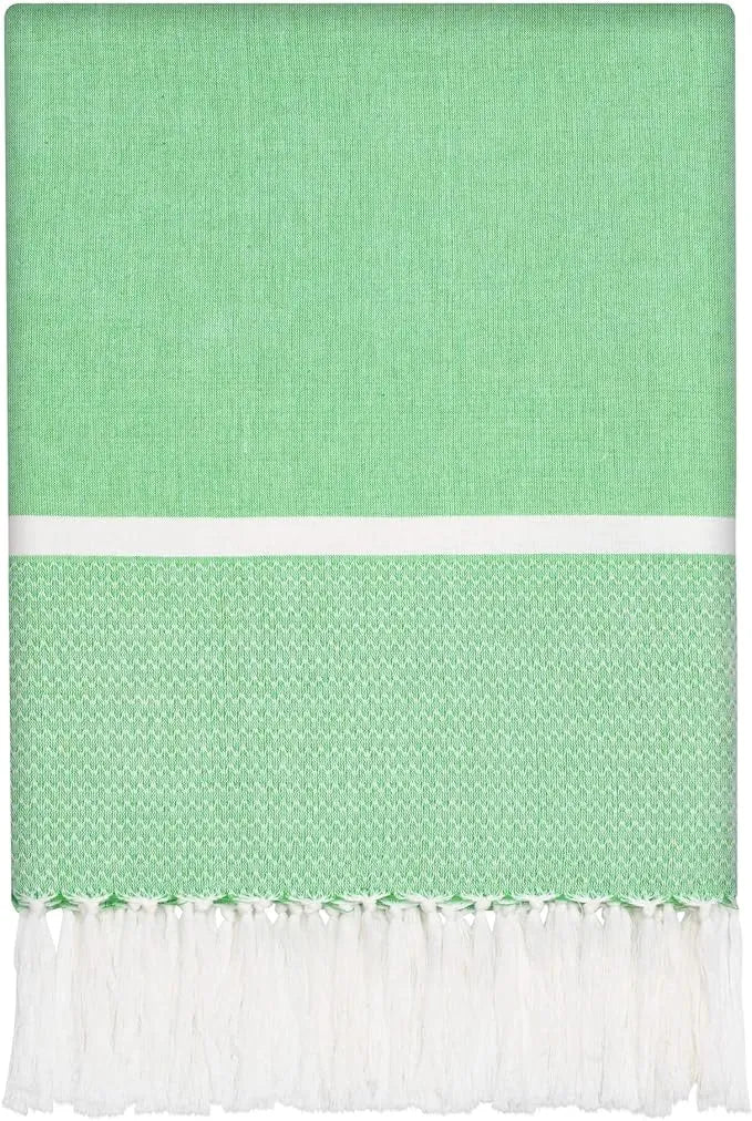 Turkish Beach Towel – 100% Cotton – 39 x 71 inches – Oversized