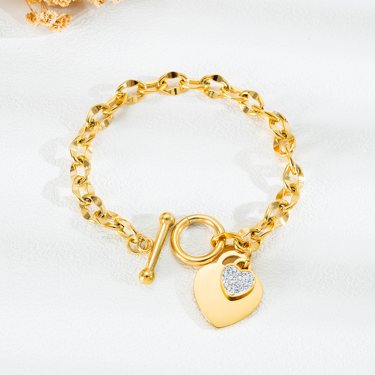 Women's Toggle Charm Bracelet