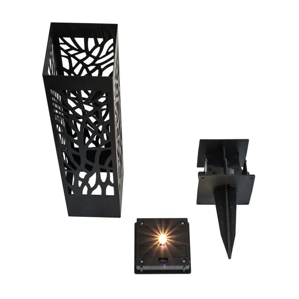 Tommy Bahama Square Solar Bollard Lights, 35 Lumen, 5-pack