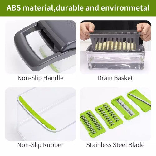 Nuvita 13 in 1 Vegetable Cutter, Dicer, Peeler