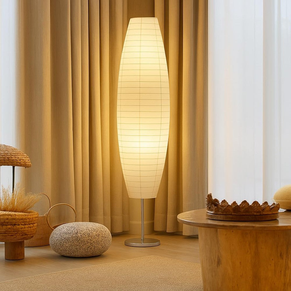 LIGHTACCENTS Diploma Paper Floor Lamp Set 59 Inches Tall (Set of 2)
