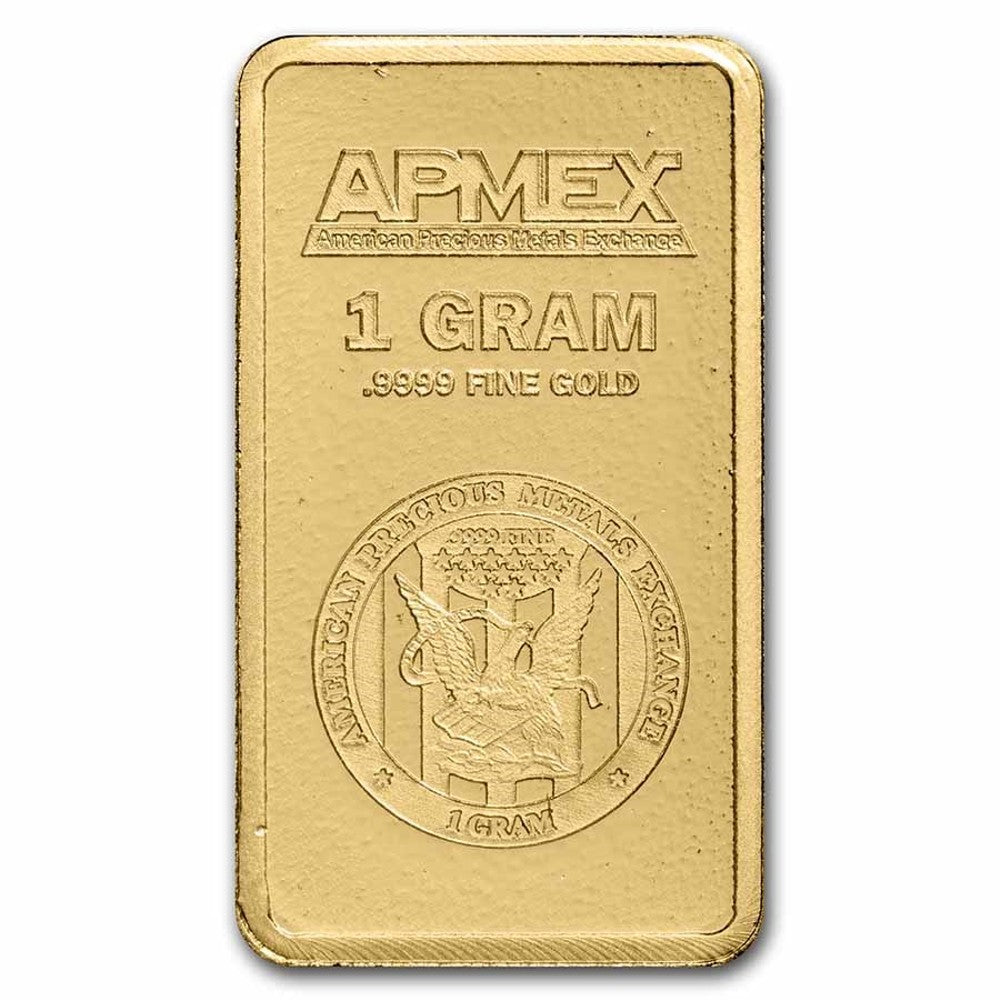 1 Gram .9999 Fine Gold Bar