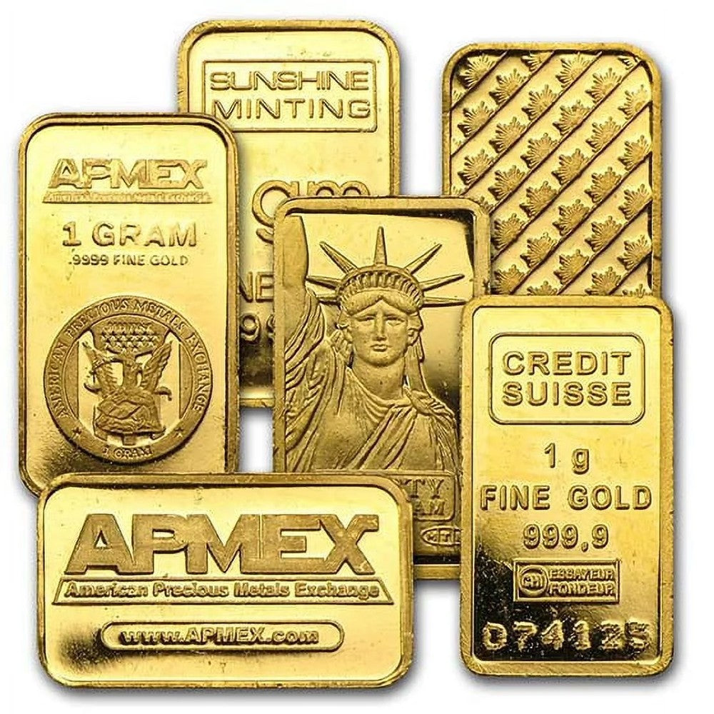 1 Gram .9999 Fine Gold Bar