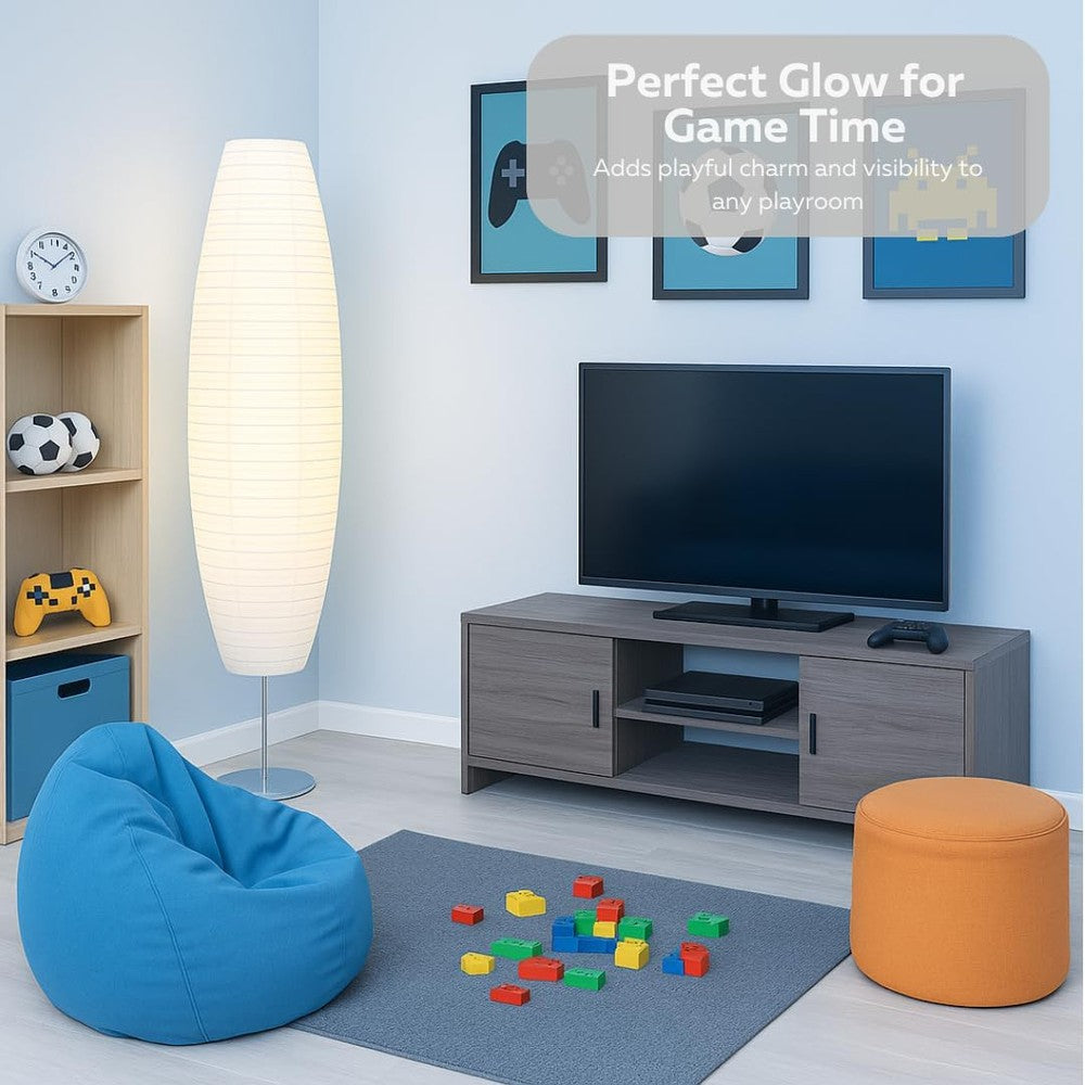 LIGHTACCENTS Diploma Paper Floor Lamp Set 59 Inches Tall (Set of 2)