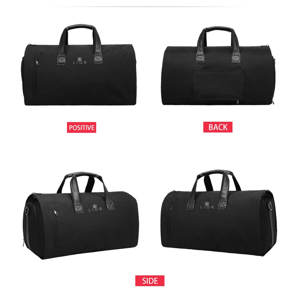 Lior Convertible Garment Bag with Shoulder Strap