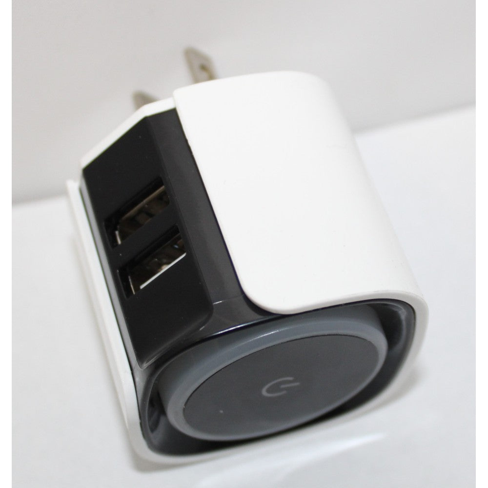 2 PACK LED Nightlight with Dual-USB Charging Ports