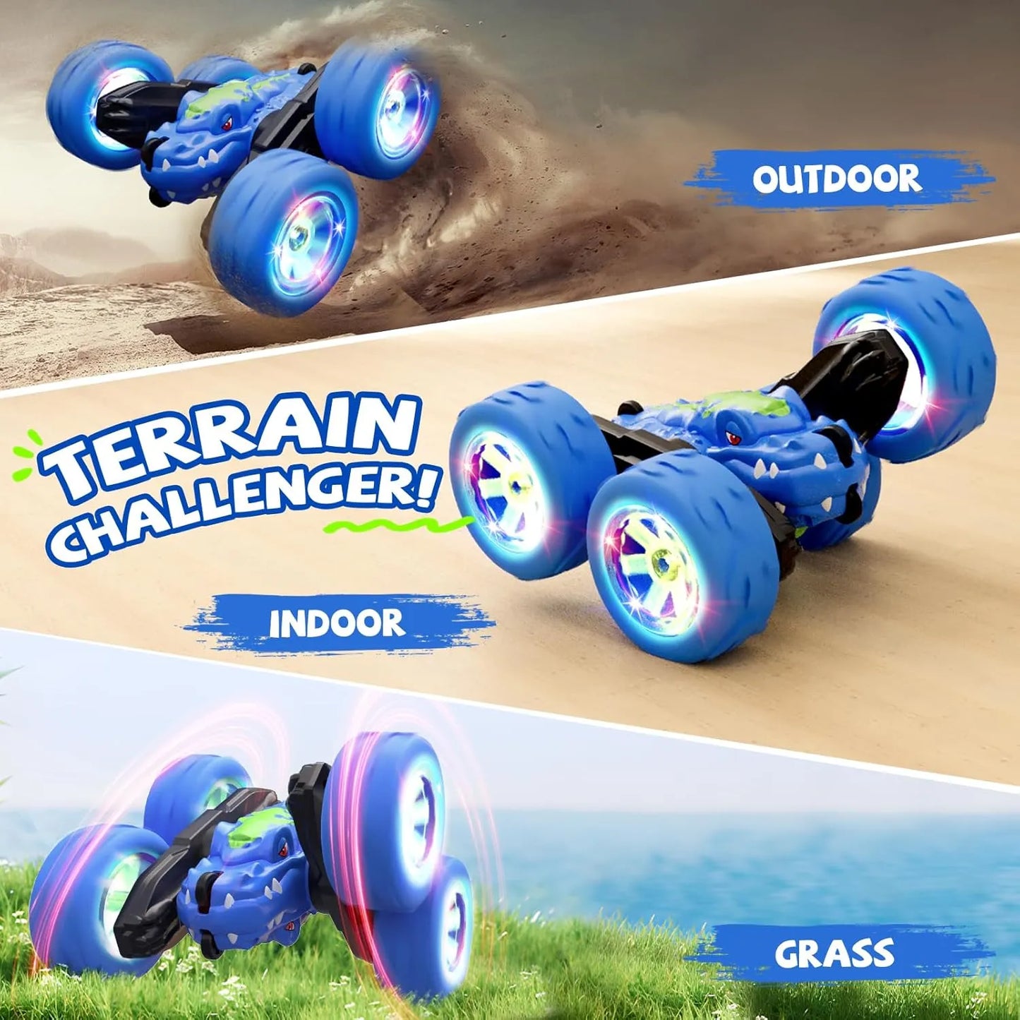 2 Pack Dinosaur Remote Control Car