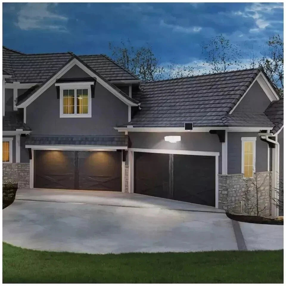 2500L Motion Activated Solar Security Light Triple Head Lutec