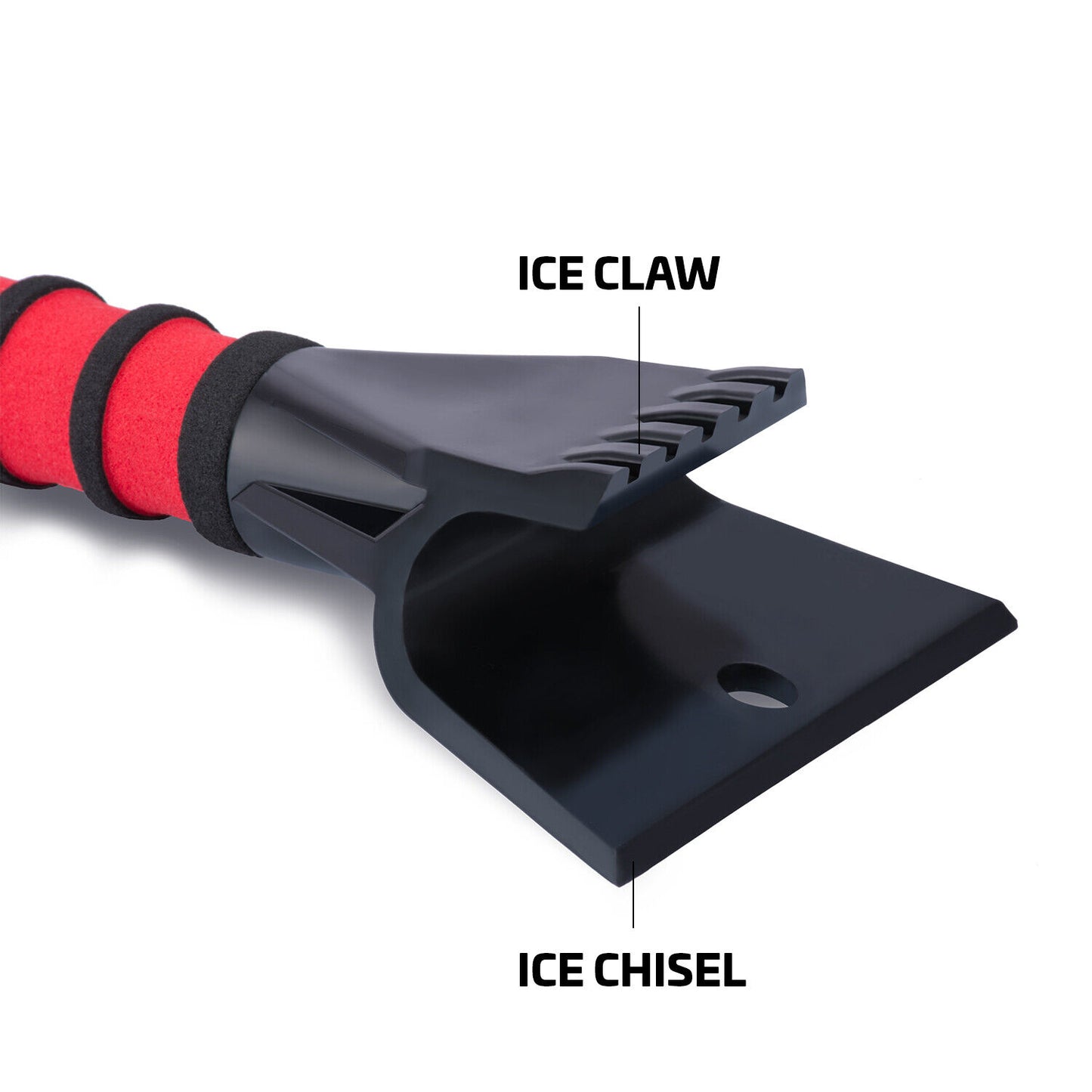 Ice Scraper & Crusher Tool, For Ice & Snow Removal Anti-Scratch