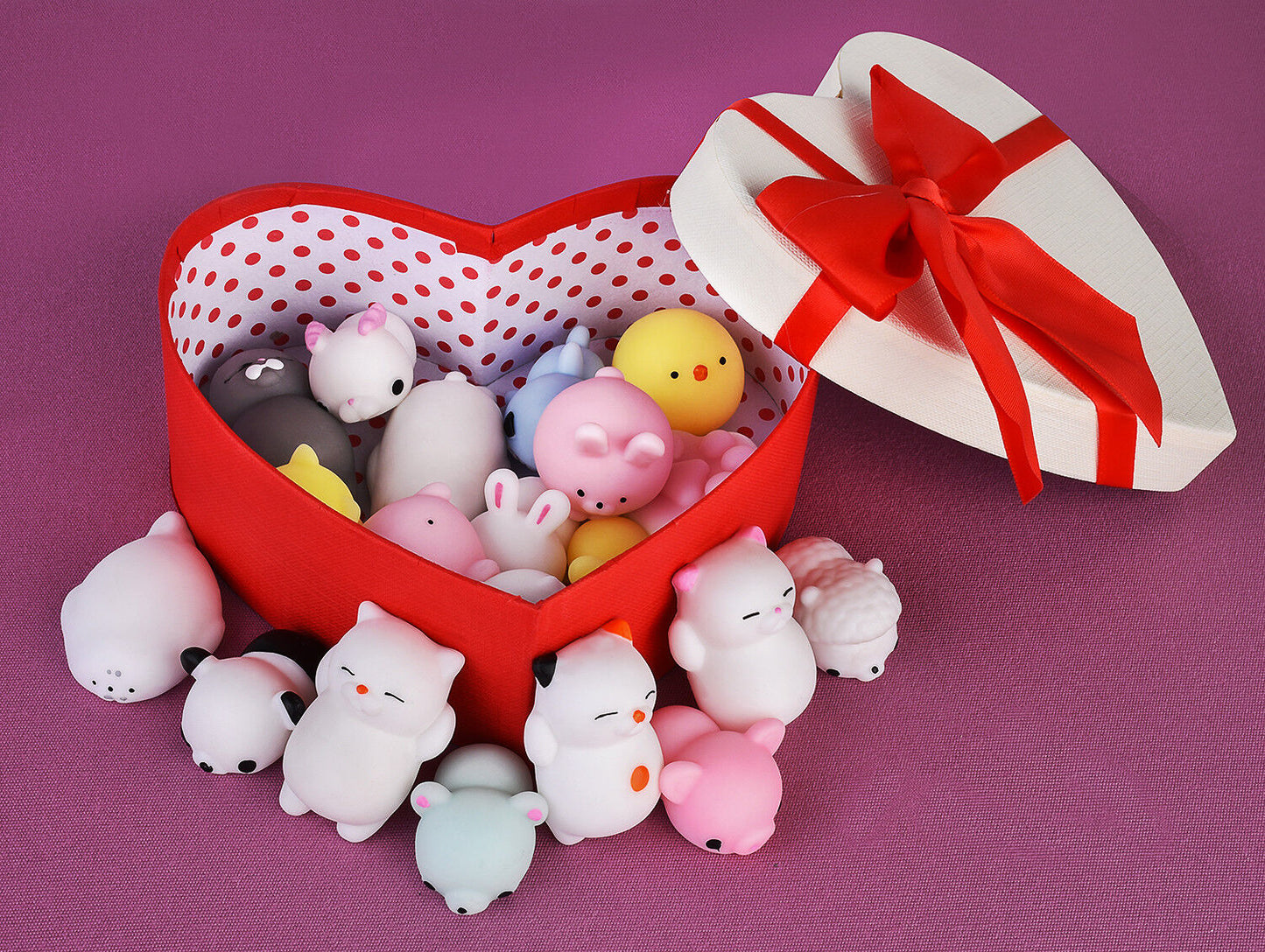 20 Pcs - Adorable Mini Squishies Gift Set For Kids & Adults