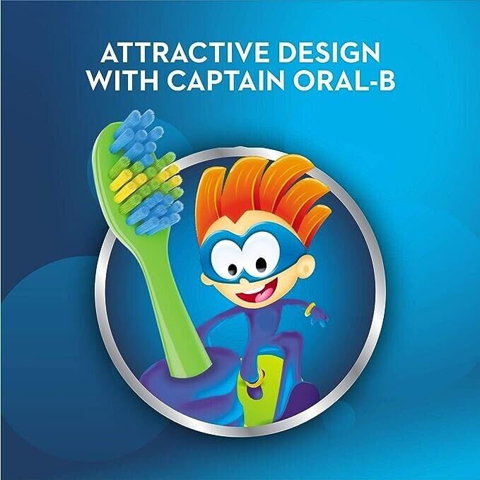 12 Pack Oral-B Kids Toothbrush, Extra Soft (4 Packs of 3)