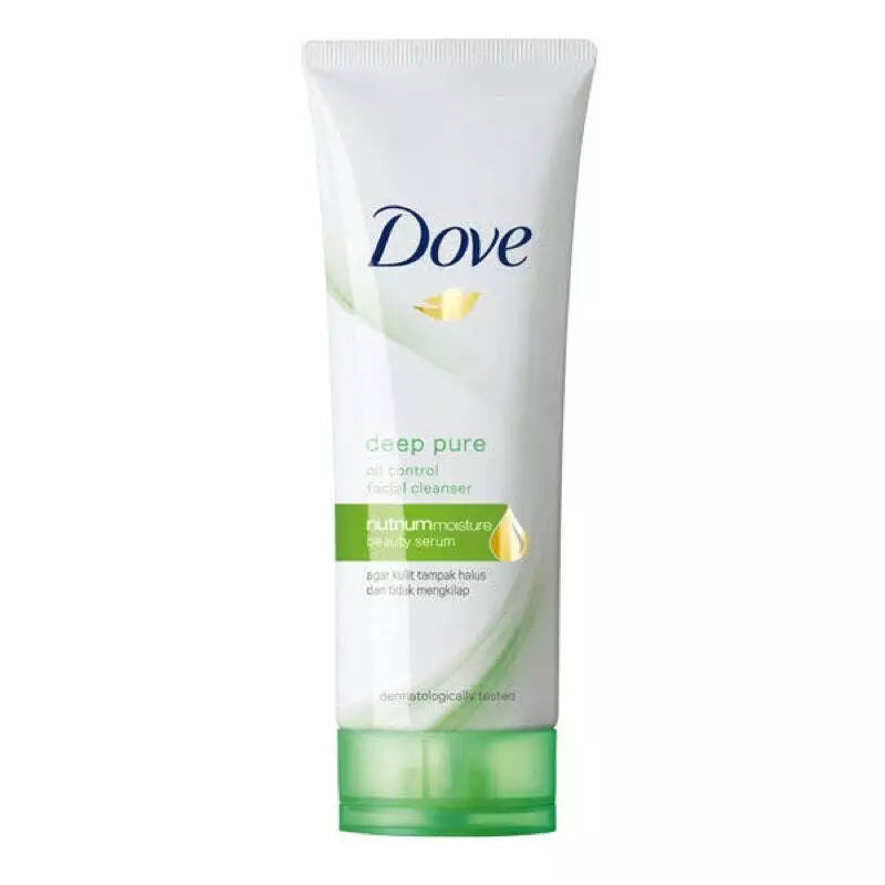 6 Pack Dove Deep Pure Oil Control Facial Cleaner 100 Grams