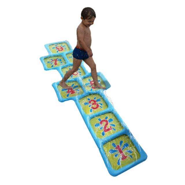 Inflatable Outdoor Hopscotch Sprinkler Mat