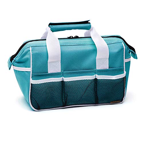 Amazon Basics Tool Set with Tool Bag - 82-Piece, Pink or Blue
