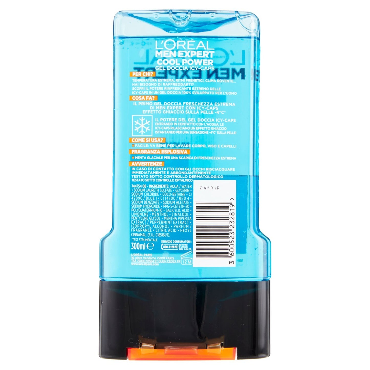 6 Pack L'Oreal Paris Men Expert Shower Gel,300ml