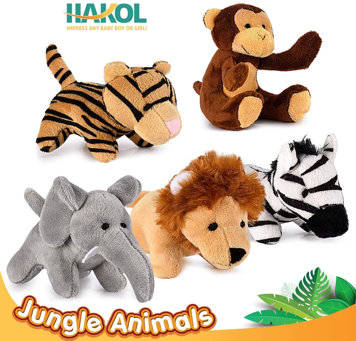 Jungle Friends Talking Plushie Set