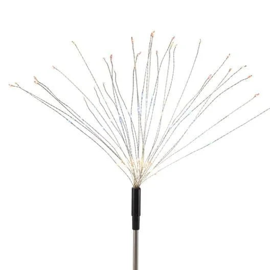 2 Pack: LED Solar Firework Garden Light