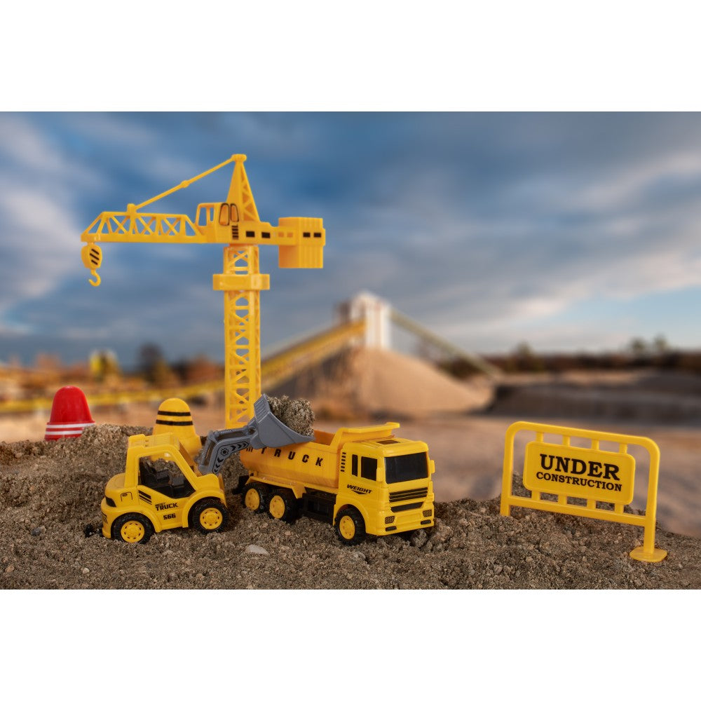 22 Piece Construction Trucks Toy Set Toys for Kids - MITOPDEAL