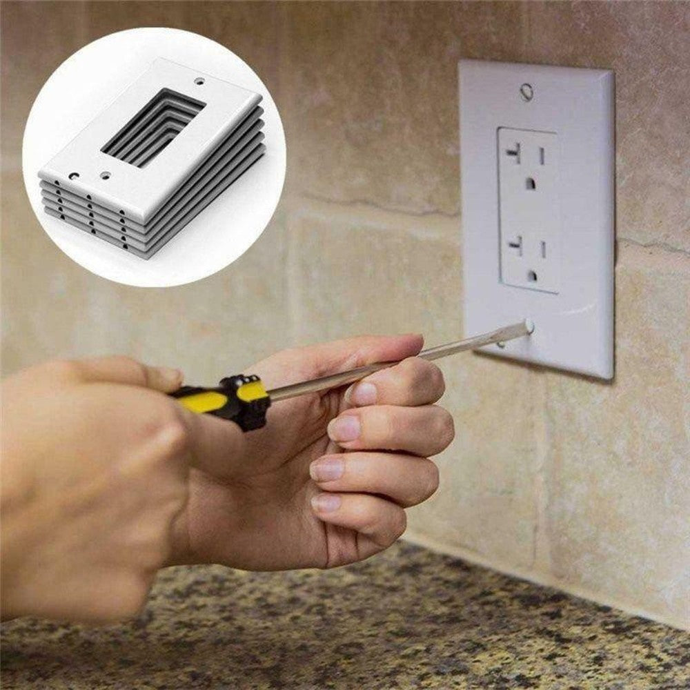 5-Pack Outlet Cover with Built-In LED Night Light - 2 Styles - MITOPDEAL