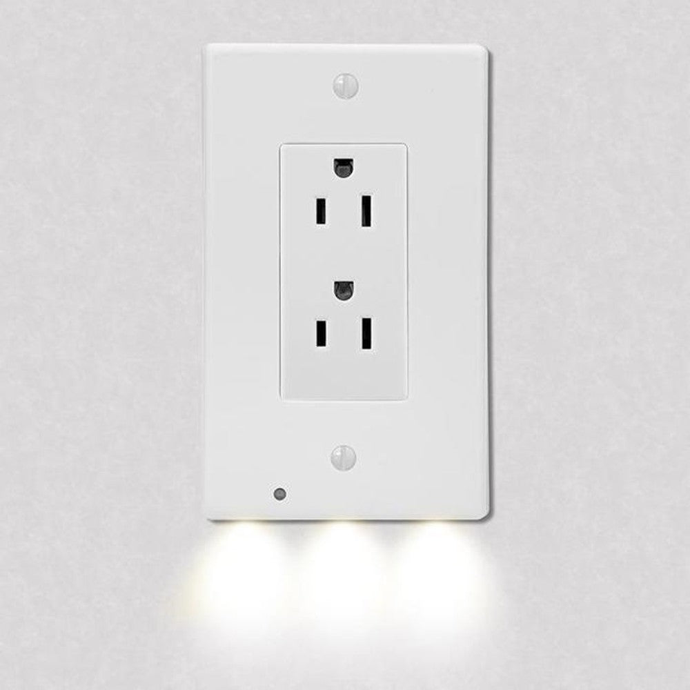 5-Pack Outlet Cover with Built-In LED Night Light - 2 Styles - MITOPDEAL