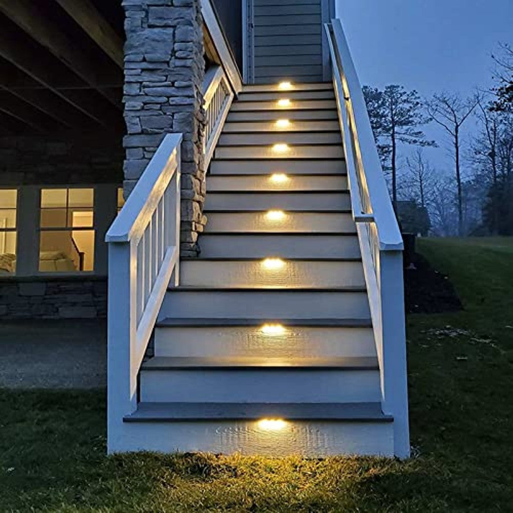 16-Pack Solar Waterproof Led Deck Lights