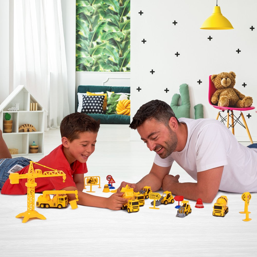 22 Piece Construction Trucks Toy Set Toys for Kids - MITOPDEAL