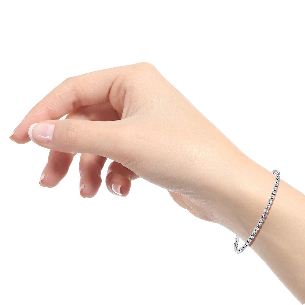 Classic CZ Eternity Bracelet