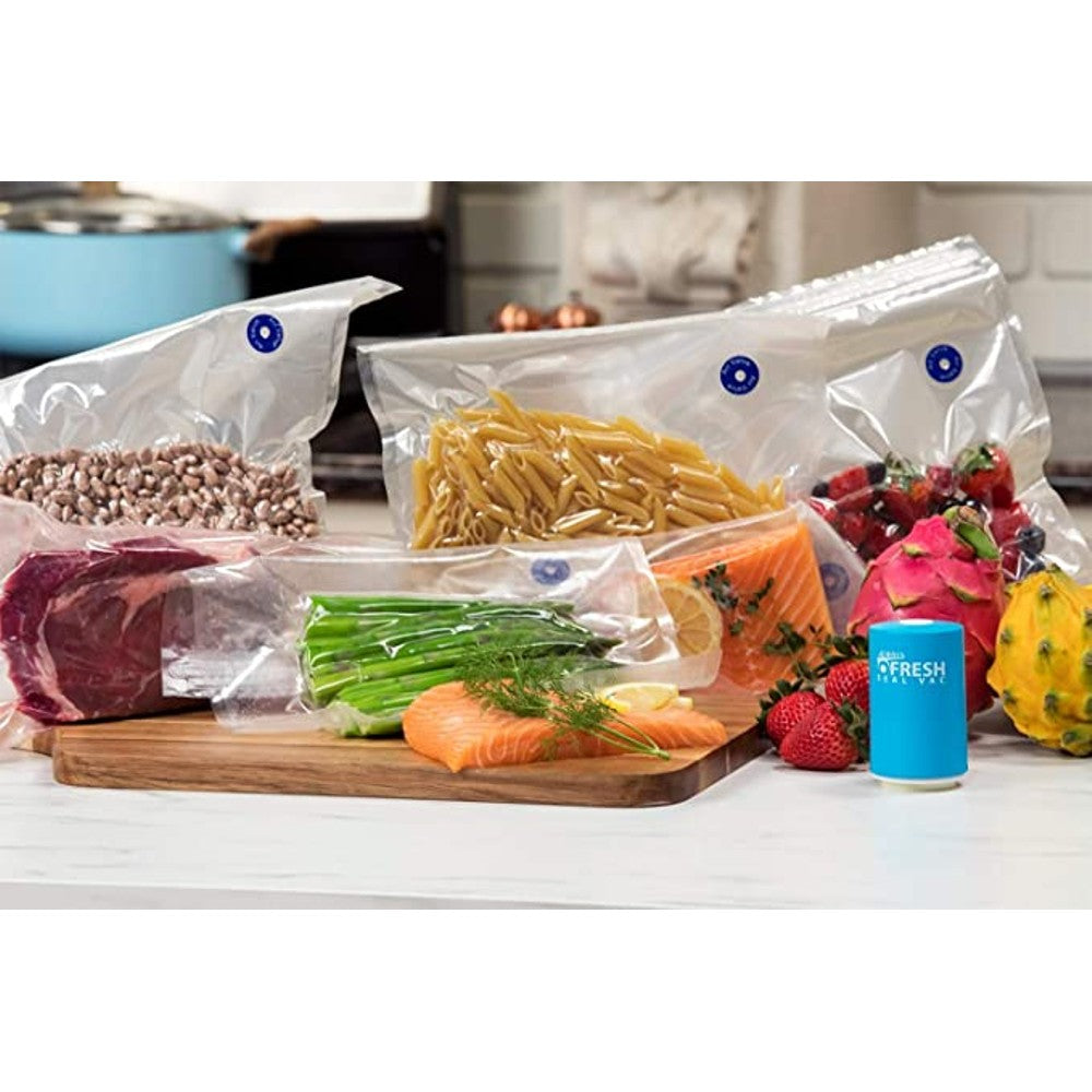 Always Fresh Vacuum Food Sealer + 6 Reusable Bags