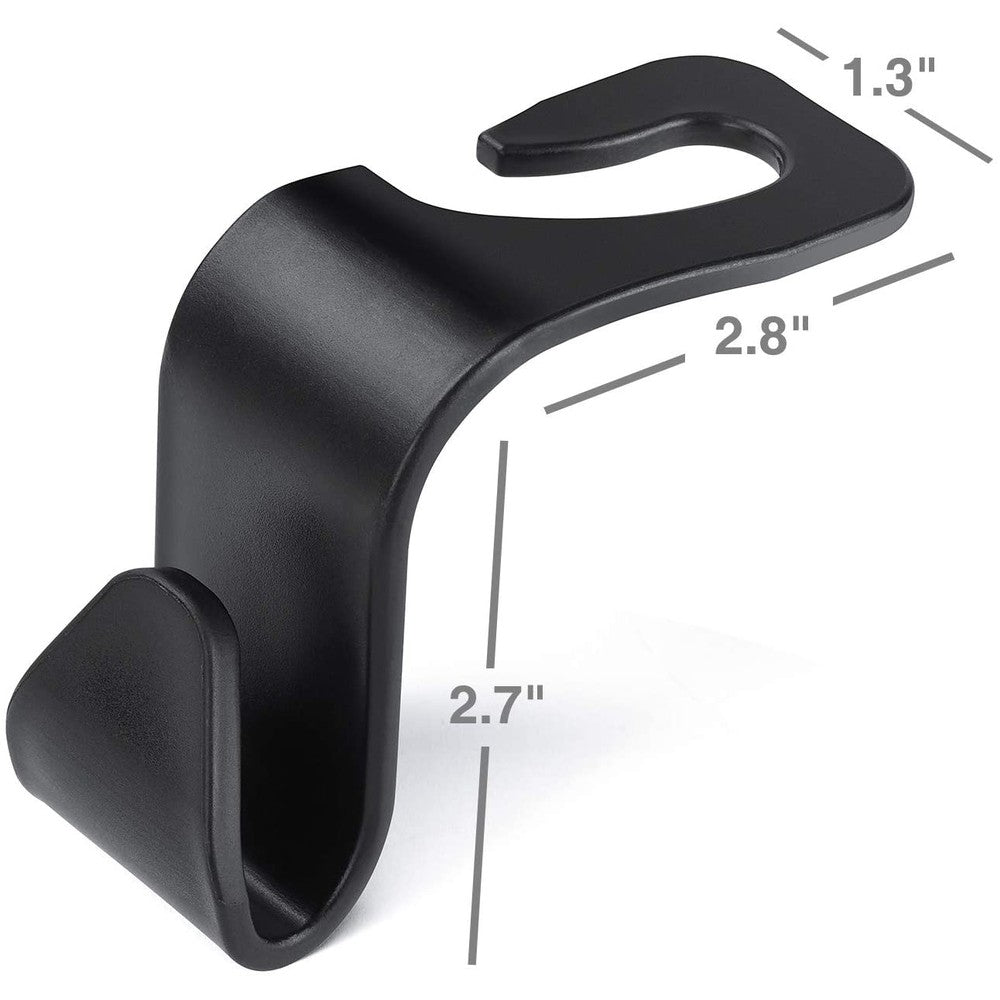 4-Piece Car Back Seat Headrest Hook Set