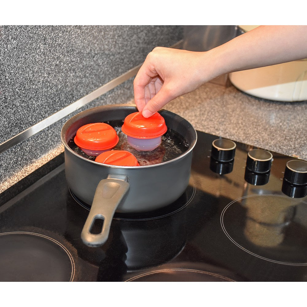 6-Pack BriteNway Silicone Egg Cooker - MITOPDEAL