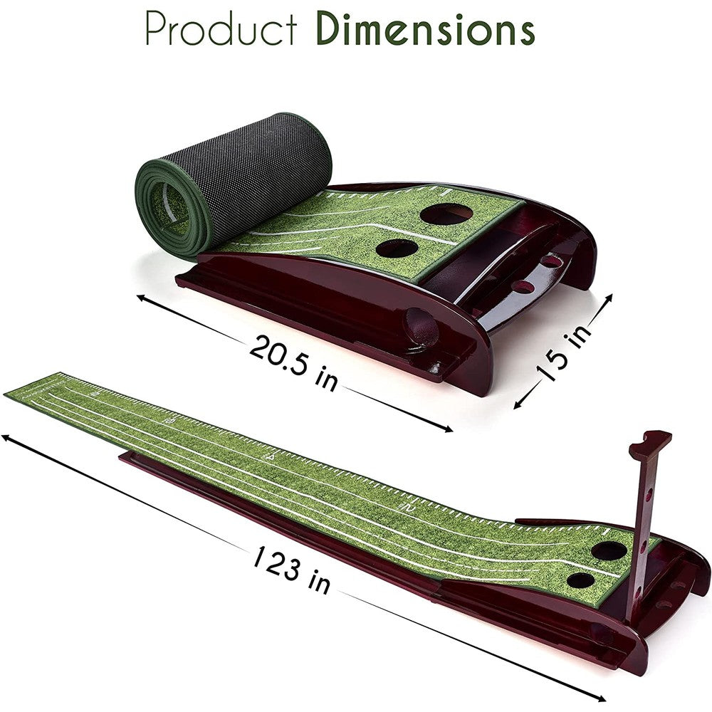 Britenway Golf Putting Green Mat for Indoor & Outdoor Practice Use